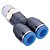 União Y Rosca 1/4 Npt x Tubo 8mm - Imagem 1