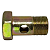 Parafuso Oco Simples 22mm - M22x1,5mm 2 Furos - Imagem 1
