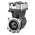 Tampa Inferior Compressor Ar Knorr 88mm LP48 LP49 K124 FH12 - Imagem 4