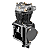 Flange Traseiro Fixação da Bomba Hidráulica Compressor BR400 - Imagem 4
