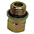Adaptador Macho M16x1,5mm X 1/4 Npt (13,2mm) Fêmea - Imagem 2