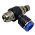 Regulador de Fluxo Tubo 8mm x Rosca 1/4 Npt - Imagem 3