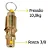 Válvula De Segurança Compressor 10,8 Kg Rosca 3/8 363198 - Imagem 2