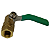 Registro Válvula Esfera Passagem Rosca 1/4" Latão - Imagem 1