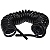 Mangueira Espiral PU 8mm 8 x 5,5 x 5 metros Preto - Imagem 1
