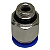 Conector Macho Instantâneo Tubo 12mm x Rosca 1/4 Bsp - Imagem 3