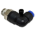 Cotovelo Macho Instantâneo Tubo 4mm x Rosca 1/8 Npt - Imagem 3
