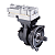 Placa Intermediária Compressor Wabco Cabeçote Alongado FH13 - Imagem 3