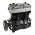 Placa Intermediária Compressor Wabco Axor O500 OM906 OM926 - Imagem 3