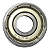 Rolamento Rígido de Esferas 606 ZZ 6x17x6mm GBR - Imagem 2