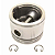 Pistão Compressor 77mm STD MB 608D OM314 OM352 3211311307 - Imagem 1