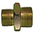 Niple p/ Encanamento Compressor M22x1,5 X M26x1,5mm - Imagem 1