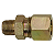 Conector Macho Porca E Anilha Rosca 1/8 Npt X Tubo 3/8 - Imagem 2