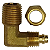 Cotovelo Bico Tubo 8mm x Rosca 1/4 Npt - Imagem 1