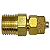 Conector Bico Tubo 6mm x Rosca 1/4 Npt - Imagem 1