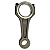 Biela para Compressor de Ar Knorr 2 Cil. K/P/R/T 124 K009300 - Imagem 1