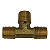 Tee Rosca Macho 1/4 Npt - 13,2mm Latão - Imagem 3