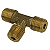 Tee Rosca Macho 1/4 Npt - 13,2mm Latão - Imagem 1