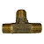 Tee Rosca Macho 1/8 Npt - 9,9mm Latão - Imagem 2