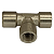 Tee Rosca Fêmea 1/8 Bsp - 9,9mm em Aço - Imagem 1