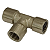 Tee Rosca Fêmea 1/8 Bsp - 9,9mm em Aço - Imagem 2