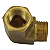 Cotovelo Latão Rosca Macho M18x1,5 x Rosca Fêmea M16x1,5mm - Imagem 3