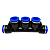 União Pneumática Distribuidor 5 Saídas Tubo 8mm - Imagem 1