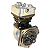 Reparo Compressor de Ar LK39 88mm FH12 NH12 II18606 1628592 - Imagem 2