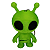 Chaveiro Impressão 3D Alienígena 8cm Premium - Imagem 1