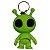Chaveiro Impressão 3D Alienígena 8cm Premium - Imagem 2