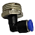 Cotovelo Macho Instantâneo Tubo 4mm x Rosca 3/8 Npt - Imagem 1