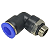 Cotovelo Macho Instantâneo Tubo 6mm x Rosca 3/8 Bsp - Imagem 2