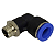 Cotovelo Macho Instantâneo Tubo 1/4 x Rosca 1/4 Npt - Imagem 2