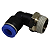 Cotovelo Macho Instantâneo Tubo 1/4 x Rosca 3/8 Npt - Imagem 2