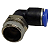 Cotovelo Macho Instantâneo Tubo 16mm x Rosca 3/8 Npt - Imagem 3
