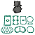 Jogo de Juntas Compressor de Ar Tuflo 500 111 105013 280512 - Imagem 1
