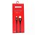CABO DE DADOS USB TYPE-C TURBO 1.2M 5V 2.4A TOMATE TC-203C - Imagem 1