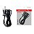 CABO DE MICROFONE P2 ESTEREO P10 MONO 5M TOMATE MCB-013 - Imagem 1
