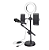 RING LIGHT COM SUPORTE PARA GRAVACAO 3EM1 TOMATE MTG-132 - Imagem 1