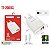 CARREGADOR TYPE-C PARA IPHONE COM 1 PORTA USB E TYPE-C 20W TOMATE TT-2001CL - Imagem 1