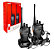 KIT RADIO COMUNICADOR FM UHF E VHF TOMATE MRA-002 - Imagem 1