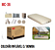 COLCHAO INFLAVEL C/ TECIDO SUEDE E BOMBA DE AR INCLUSA 186X96X25CM TOMATE MC-36 - Imagem 2