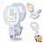 MINI RING LIGHT PORTATIL BRANCO QUENTE E FRIO 3W TOMATE MLG-163 - Imagem 2