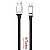 CABO DE DADOS TURBO USB PARA V8 1.2M 5V 2.4A TOMATE TC-202M - Imagem 4