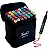 KIT DE CANETINHAS TOUCH COLORIDAS 36 CORES ONEX MKB-36 - Imagem 1