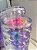 COPO DE PLASTICO ESCAMA DE PEIXE C/LED 750ML TOMATE AK-7514 - Imagem 3