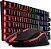 KIT TECLADO E MOUSE GAMER RGB ONEX JP-2518 - Imagem 1
