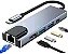 ADAPTADOR 5 EM 1 TYPE-C PARA RJ45/HDMI/USB 3.0/PD TOMATE MTV-620 - Imagem 1