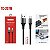 CABO DE DADOS TURBO USB PARA V8 1.2M 5V 2.4A TOMATE TC-207M - Imagem 2