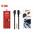 CABO DE DADOS PARA TYPE-C TURBO 90 GRAUS 1.2M 5V 3.0A TOMATE TC-208C - Imagem 1